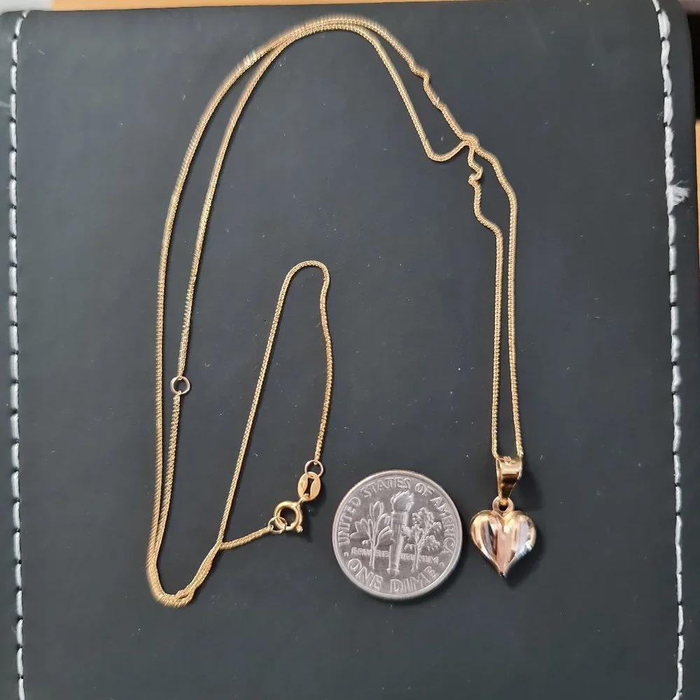 Necklace with cute heart pendant - Picture 5 of 16